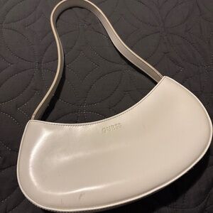 White/Off White Guess Mini Shoulder Bag Vintage Timeless